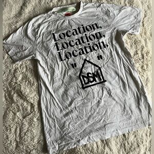 Off-White Authentic White Graphic T-Shirt DSM Print Size M